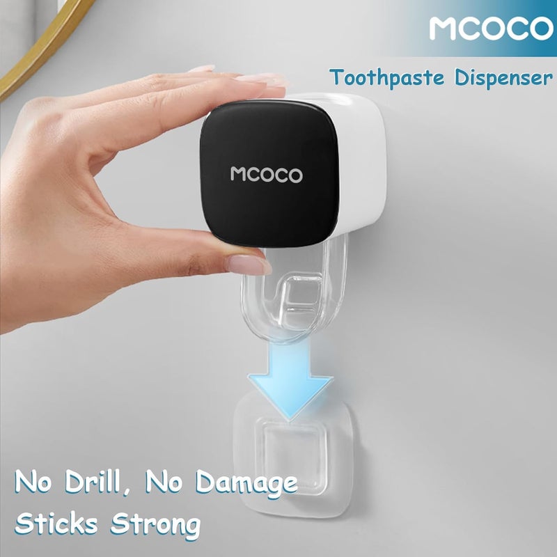 MOCOCO Toothpaste Squeezer Minimalist Toothpaste Squeezer Wall Mounted for Bathroom 1 Pcs Black - Image 5